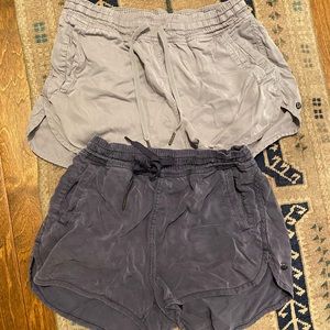 Lot of 2 Lululemon Varsity Tencel Shorts